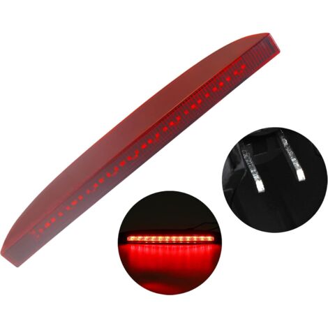 Feu Stop Additionnel Feu Stop Clio 2, Troisiu00e8me Feu Stop, Voiture Troisiu00e8me Feu Haut Niveau 3e Feu De Frein 224 Haut Montage 7700410753 Rouge Replacement Pour Clio Ii 1998 2005 Feu Arriere 308
