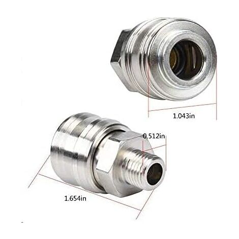 DE LIGNE D'AIR Raccord Pneumatique Compresseur D'air Connecteur Euro 1/4 ''BSP EUR 13,75