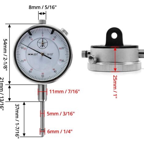 Support De Comparateur à Cadran, Support De Centre De Cadran D'essai