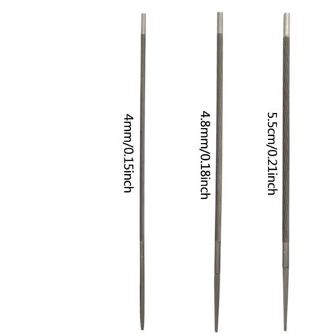 Kit D'affûtage De Chaîne De Tronçonneuse 11 Pièces Avec Lime Ronde 4/4