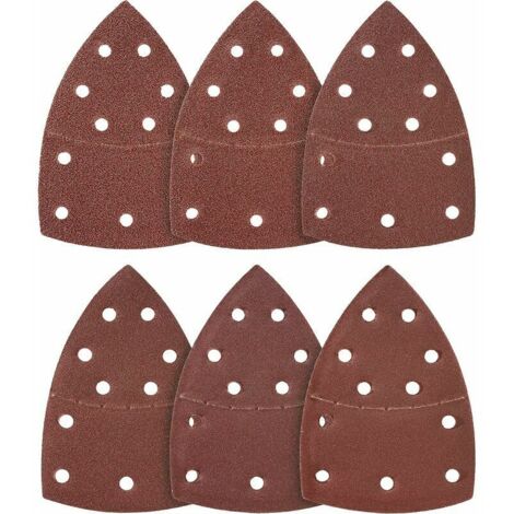 Triangles De Ponçage Prio - Lot De 50 Abrasifs Grain 80 Pour Ponceuse Multiple