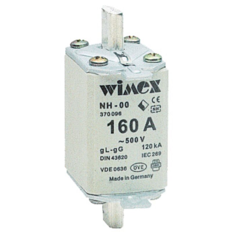 SIEMENS - SIE3NA3136 Cartuccia Fusibile NH, NH1, In: 160 A GG, Un AC 500 V Un Dc 440 V Sie3na3136