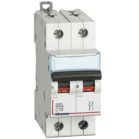 Interruttore Magnetotermico 1P+N Curvac 10A 6Ka ( Bticino Cod. Fn81Nc10 )