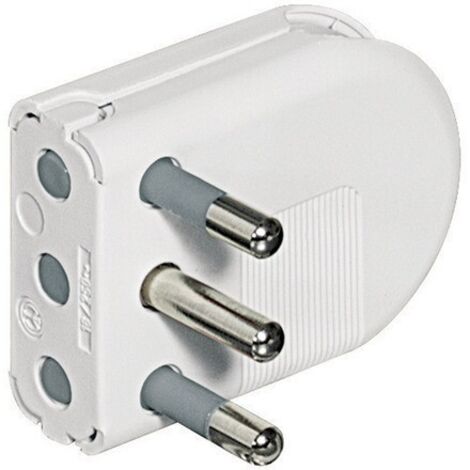 Spina Salvaspazio 2P+T 16A Avorio Kit ( Bticino Cod. S2496Tae )