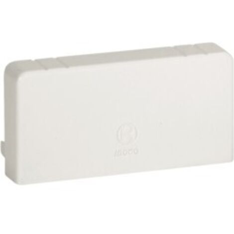 LAN 80x40 W Terminale per canali linee TA-N/TA-EN/TA-GN, Bianco