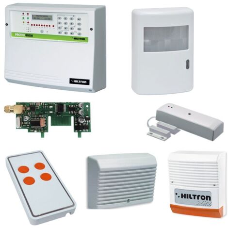 Kit Allarme Xr Via Radio Con Centrale Ibrida ( Hiltron Cod. Kxr8Gsma ) (1/5)