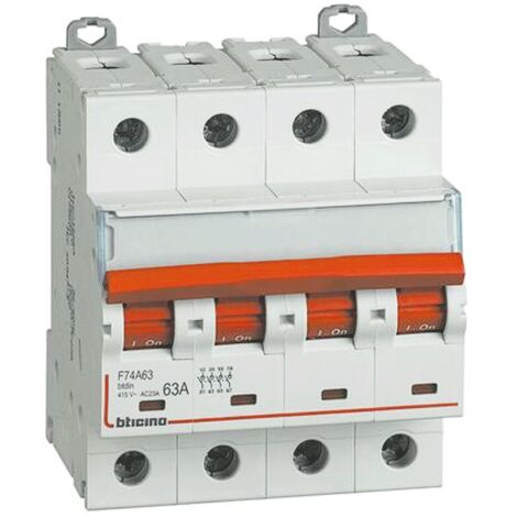 Sezionatore Modulare Accessoriabile 4P 63A Btdin ( Bticino Cod. F74A63 )