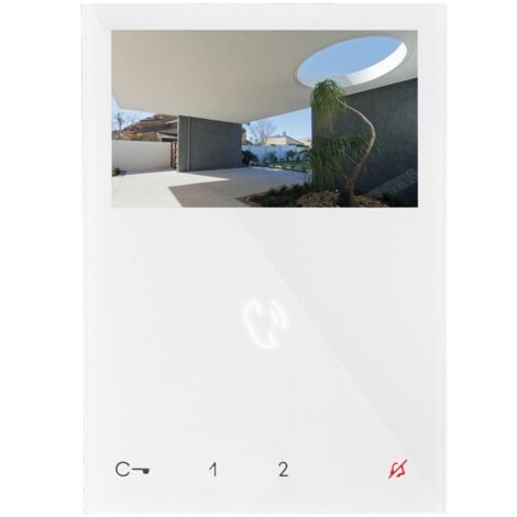 Monitor Mini A Colori Vivavoce White ( COMELIT cod. 6721W )
