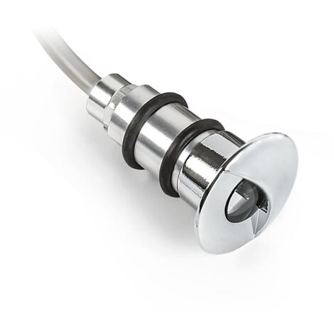 Segnapasso Da Incasso 350Ma 1W Ip66 4000°K Silver ( LAMPO cod. EYELED/SI/BN )