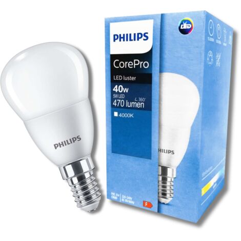 Lampada Corepro Lustre Nd 5-40W E14 840 P45 Fr ( PHILIPS cod. CORELUS40840G2 )