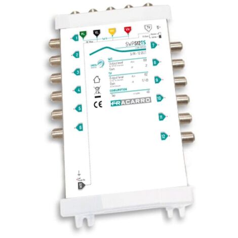 Multiswitch Compatto 5In 12Outv A/P Swp512Ts ( Fracarro Cod. 287519 ) (1/2)