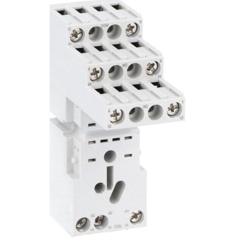 Zoccolo Per Industriale 2 Scambi Hr602C Montaggio Vite ( Lovato Cod. Hr6Xs21 ) (1/5)