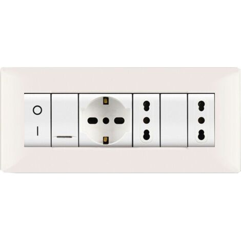 PLACCA LIFE Q LIVING PLAST BIANCO 7P
