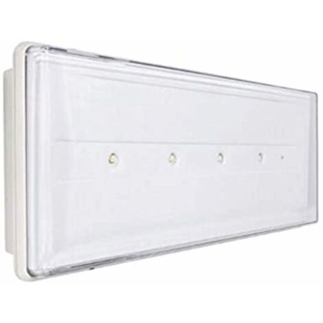 Lampada D'Emergenza A Parete A Led Stile+ 18W  ( Beghelli Cod. 19501 )