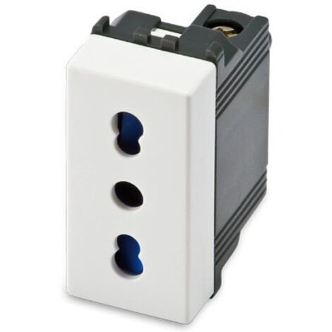 Presa 2P+T 10/16A Bipasso Mix ( Master Cod. 21159 )