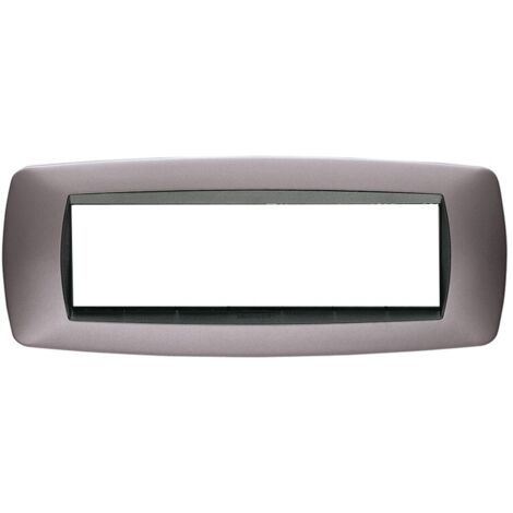 Placca 7 Posti Bronzo Opaco Modo ( Master Cod. 39Tc557 )