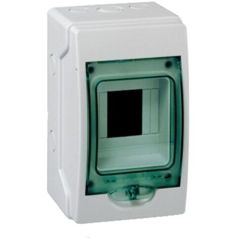 Centralino parete schneider electric kaedra ip65 1 fila di 4 moduli - 10312