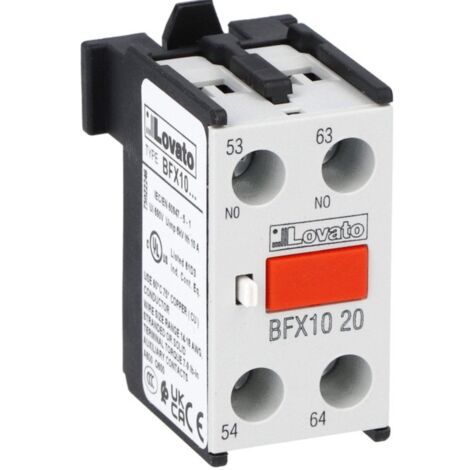 Contatto Ausiliario 2No Aggancio Centrale ( Lovato Cod. Bfx1020 ) (1/5)