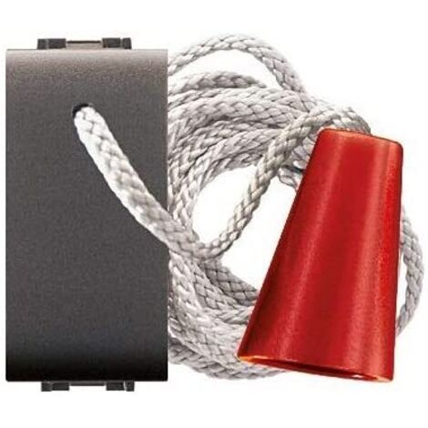 Pulsante Unipolare Tirante Mylife 16A 1P/No ( Elettrocanali Cod. Ecl4024 )
