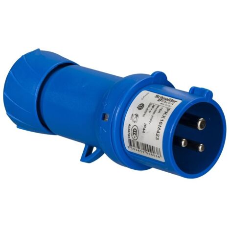 Spina Mobile Bt Ip44 2Pt 16A 220V Cablaggio Rapido ( Schneider Cod. Pkx16M423 ) (1/4)