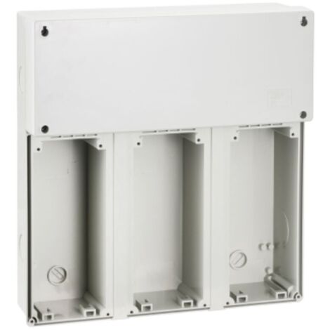 Base Modulare Per 3 Prese Ib Unika ( Schneider Cod. 83923 )