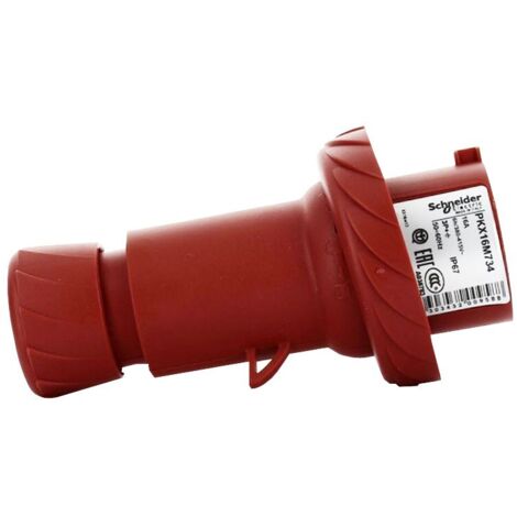 Spina Mobile Bt Ip67 3Pt 16A 380V Cablaggio Rapido ( Schneider Cod. Pkx16M734 )