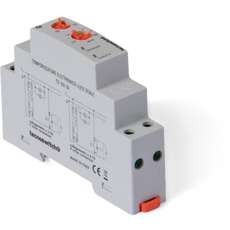Temporizzatore Luce Scalemultifunzione 16A 1 Din ( TECNOSWITCH cod. TS201DI )