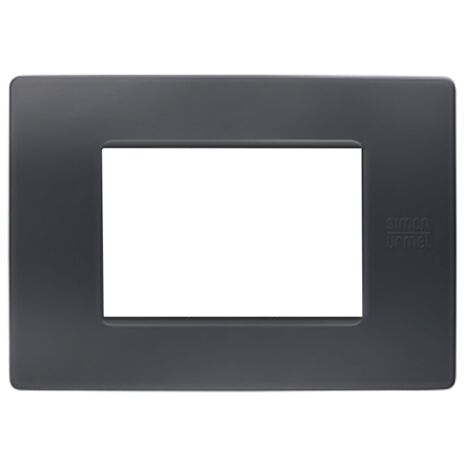 Placca Flexa Tecnopolimero 3M Antracite ( Urmet Cod. 11803.An ) (1/4)