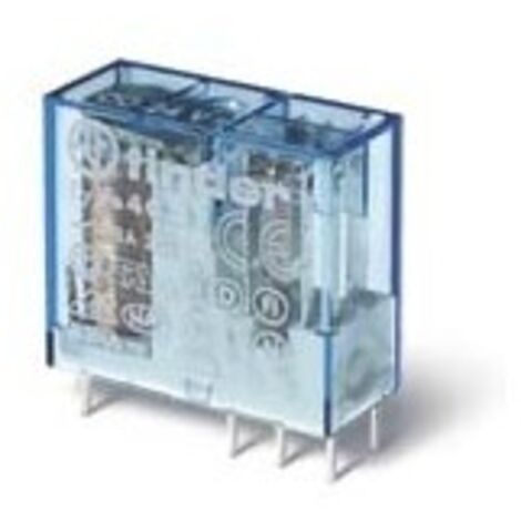 Mini Rele' Per Circuito Stampato Ad Innesto 8 ( Finder Cod. 405280120000 ) (1/3)