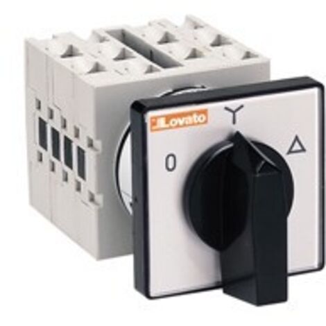 Invertitore 3P 3Pos.Montaggio Frontale ( LOVATO cod. GX2011U )