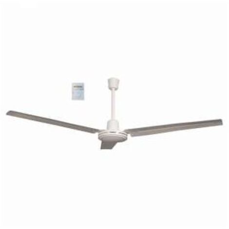Ventilatore Vinco a 3 pale da soffitto a 5 velocità con selettore da parete per climatizzazione interni 70930 55W