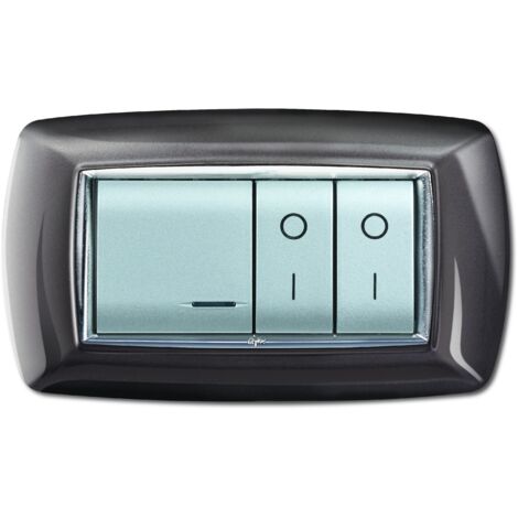 PLACCA LIFE LIVING PLAST ALLUMINIO NOTTE 4P