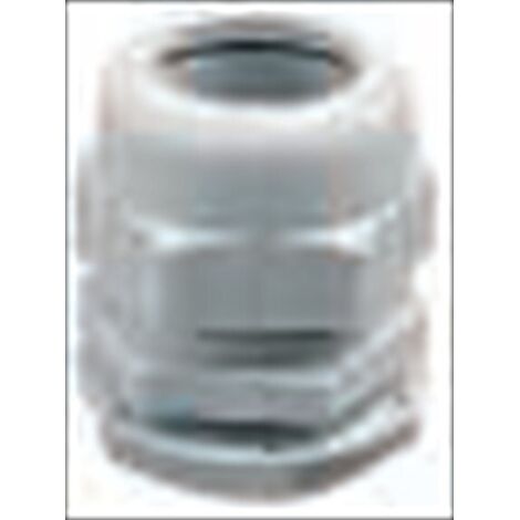 Pressacavo pg16 con ghiera ip68 grigio nylon elettrocanali ec51016