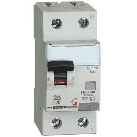 BTicino GC8813F16 Interruttore Magnetotermico Differenziale Tipo F C16 1P+N 4.5kA