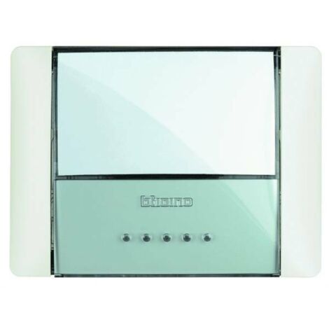 Bticino idrobox - pulsante targa ip55 bianco 26108n