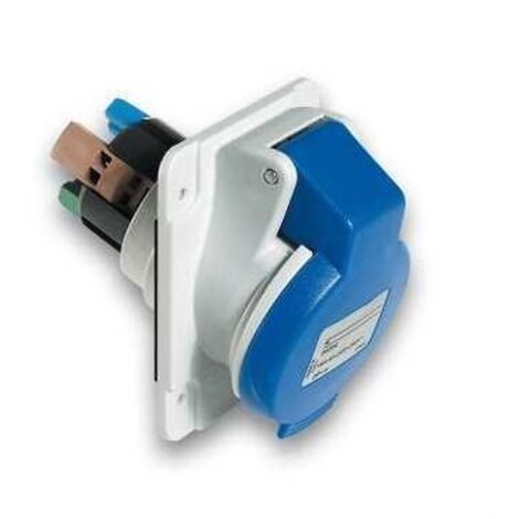 Presa Incasso Inclinata Ip44 2Pt 16A 220Vcr ( Schneider Cod. Pky16F423 )