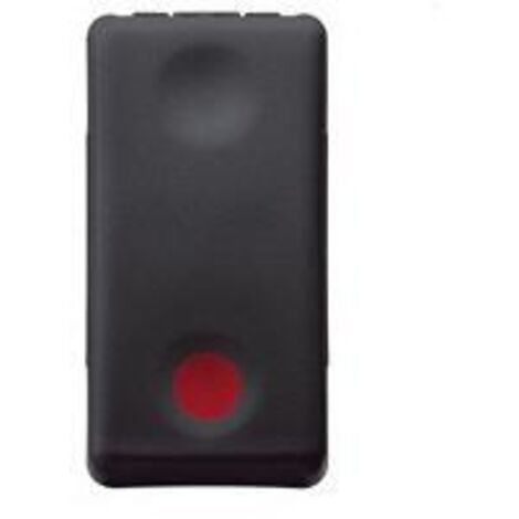 Pulsante 1P Nc+Aux Na Arresto Sy/Bk ( GEWISS cod. GW21523 ) (1/2)
