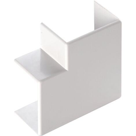 Angolo piano elettrocanali per canalina 60x40bianco - ecap6040b