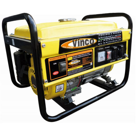 VINCO GENERATORE DI CORRENTE BENZINA BDLEC3000 benzina gruppo elettrogeno 2,5 KW