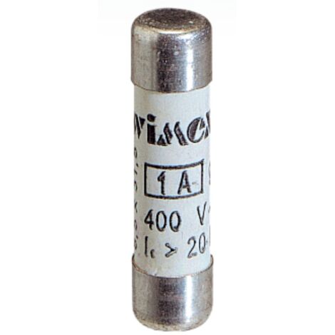 Fusibile cilindrico industriale CF, intervento ritardato, 8x32mm, 400V 10A, impiego gG - Wimex 5400010