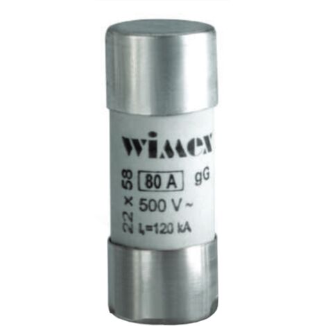 Fusibile cilindrico industriale CF, intervento ritardato, 22x58mm, 690V 63A, impiego gG - Wimex 5400363