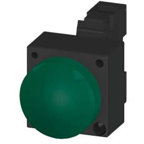 Indicatore Luminoso Verde Con Led 230V Ac ( SIEMENS cod. 3SB32526AA40 )