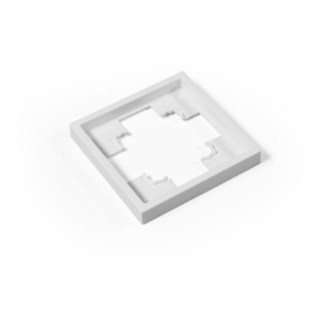 Elettrocanali Kabelkanal 20x20 Mm – Mini-Kanal Mit Frontklappe, Weiß, 2 M Länge