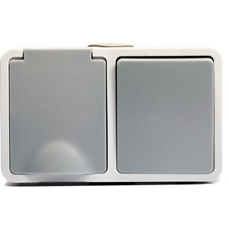 CaCaCook Fußschalter LT3 - 3A/250V IP44 Aluminiumgehäuse