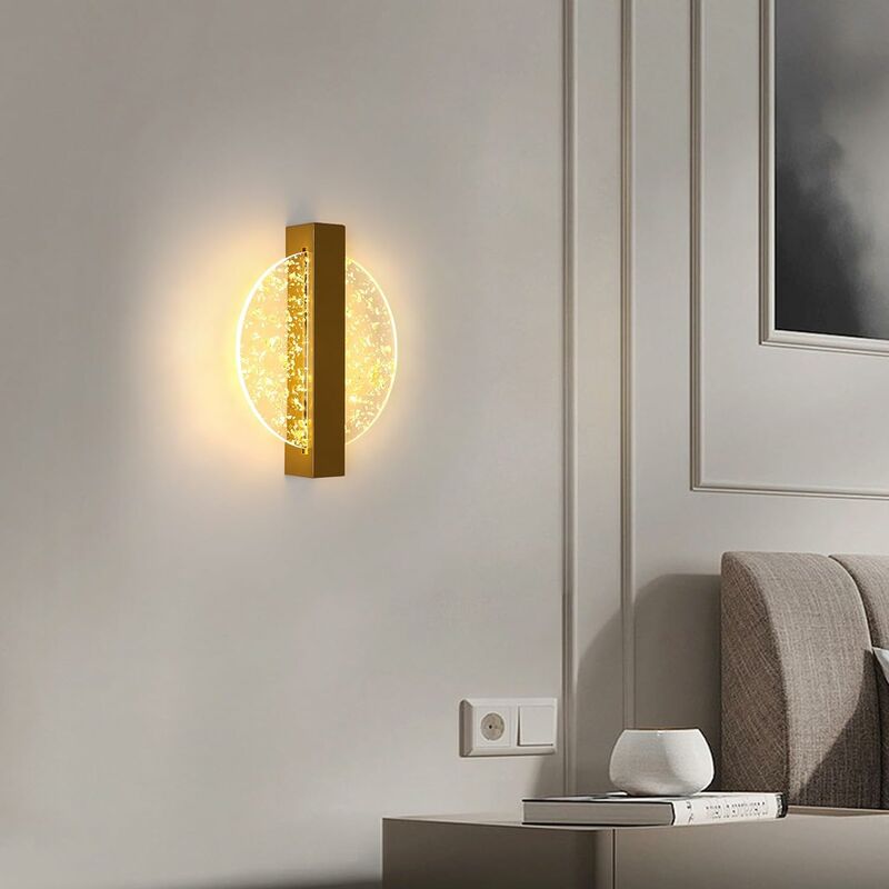 Applique Murale LED Dimmable 6W, Lampe Murale Intérieure Moderne