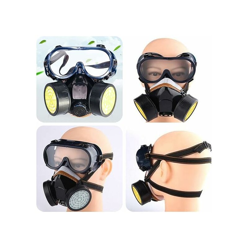 Masque à gaz masque respiratoire militaire traitement anti-buée