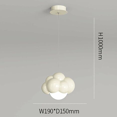 Lampe suspendue 7L nuage rond 