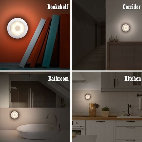 6 spots sous meuble LED éclairage armoire élément cuisine spots en saillie  ultra-plats
