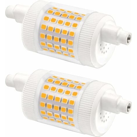 R7S 78mm LED 15W Dimmable Blanc Chaud 3000K, 1500lm, Equivalente à Lampe  Halogène Crayon R7S 120W