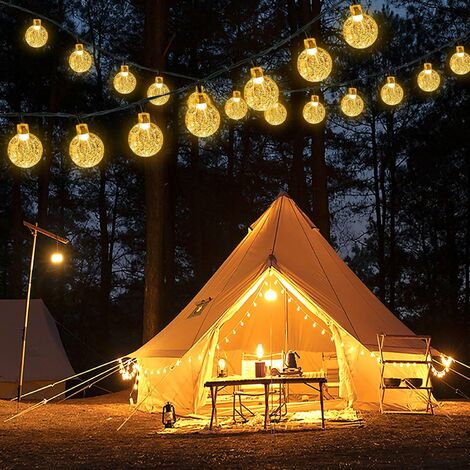 Guirlande Lumineuse Led Pour Tente De Camping, 5m 10m, Boule De